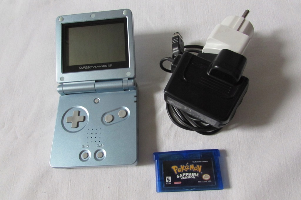 Nintendo Game Boy Advance SP AGS-001 konsola + ładowarka