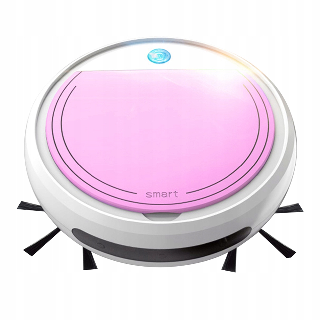 Robotic Vacuum Cleaner Floor Cleaning Sweeping Tool Multifunctional Pink