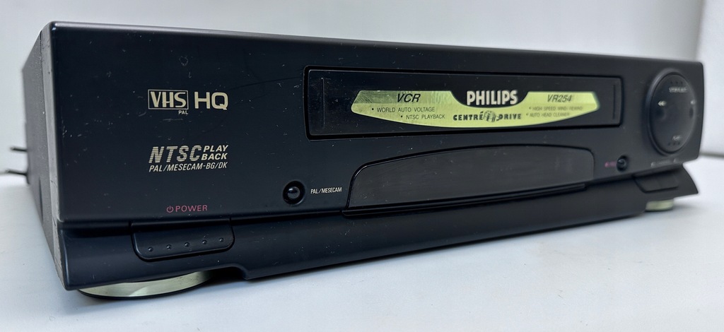 Magnetowid VHS HQ PHILIPS VR254 NTSC PAL/MESECAM-BG/DK