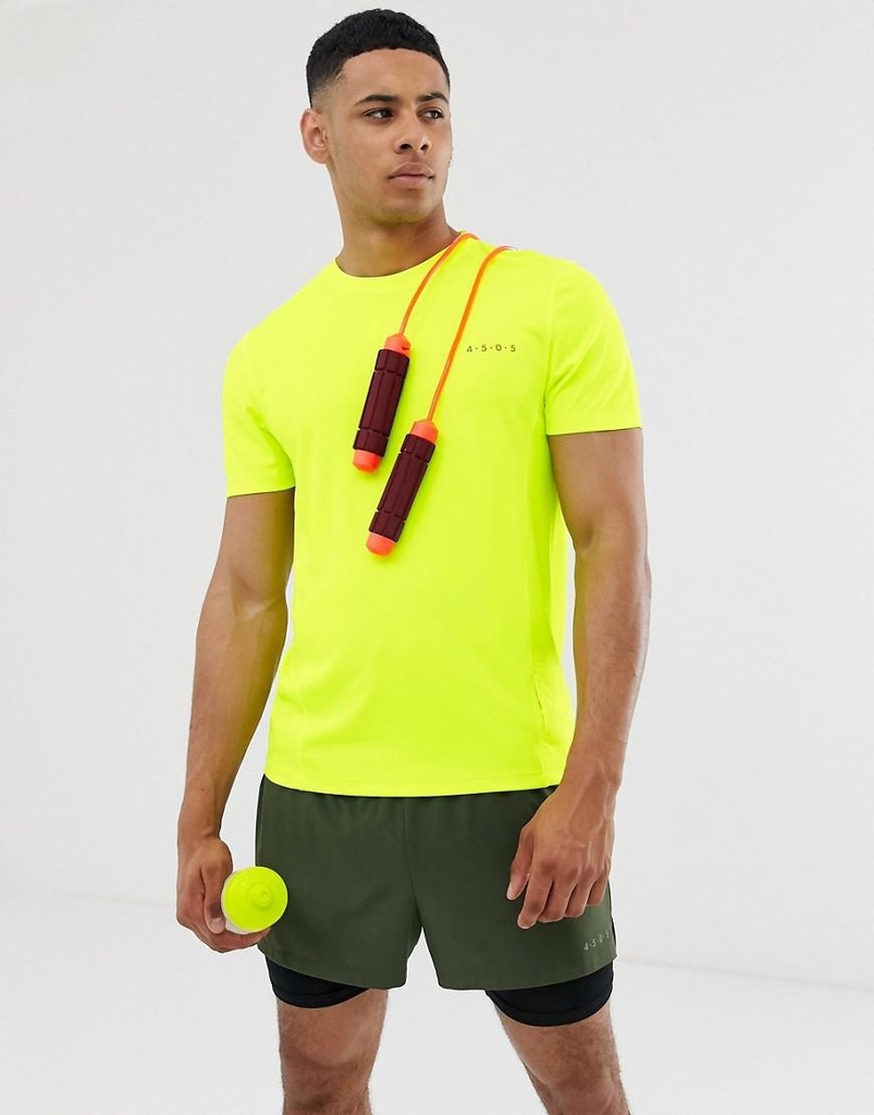 ASOS__XDI NEONOWY T-SHIRT SPORTOWY__S