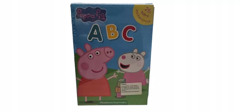 PEPPA PIG ABC AKADEMIA BYSTRZAKA 26 KART ŚWINKA