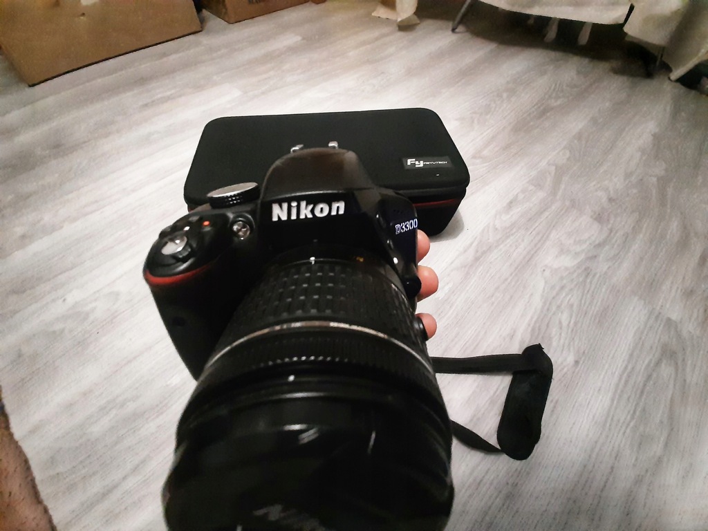 NIKON D3300 + GIMBAL Feiyu-Tech A1000 ZESTAW LICYT
