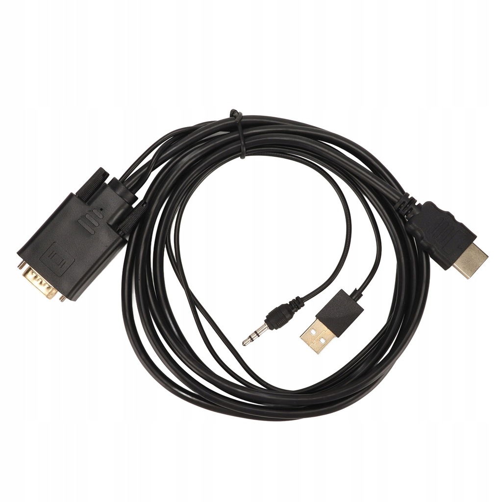 Kabel adaptera interfejsu multimedialnego VGA na