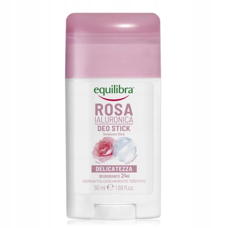 Equilibra Rosa różany dezodorant w sztyfcie z P1