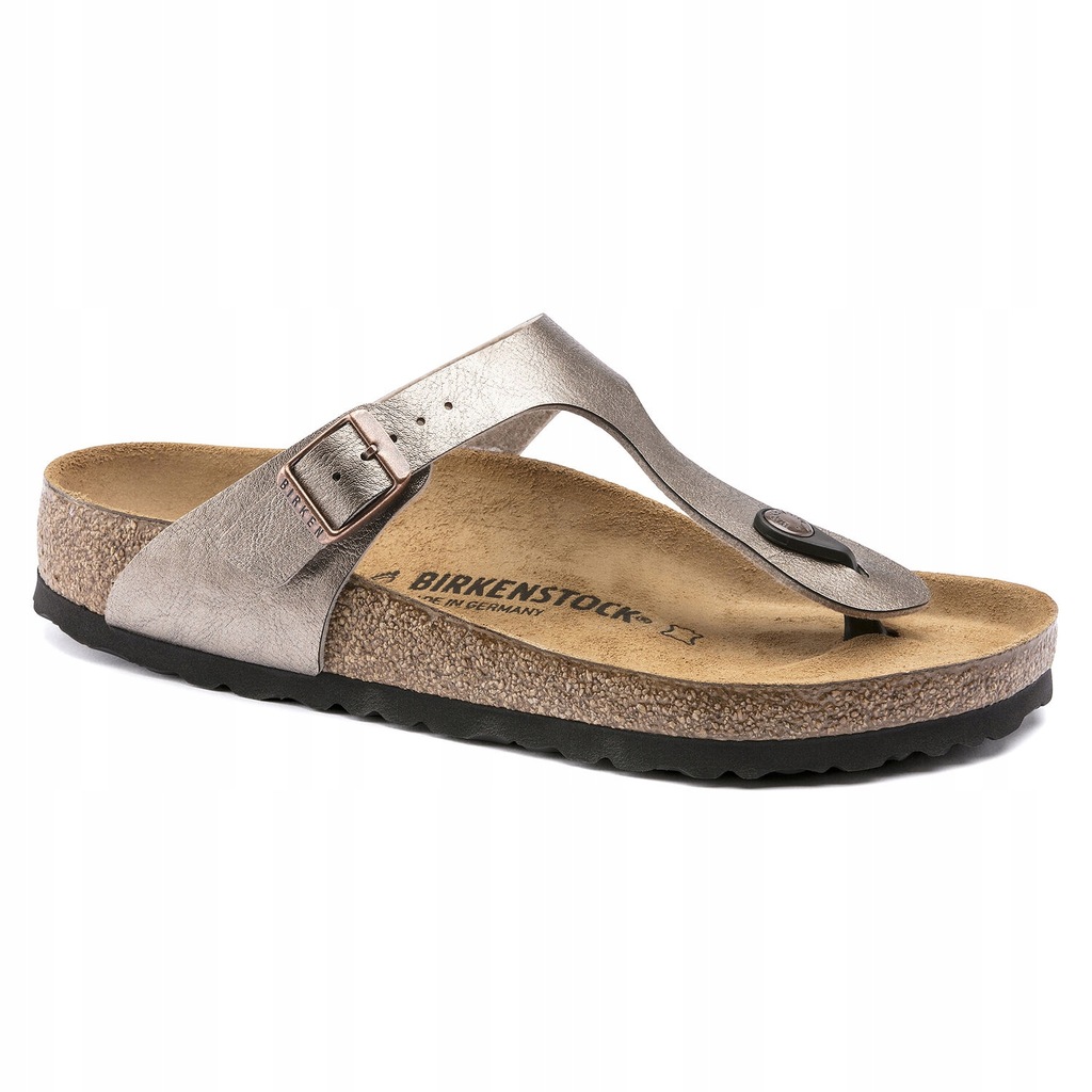 Birkenstock Klapki Japonki Damskie Gizeh Taupe 38