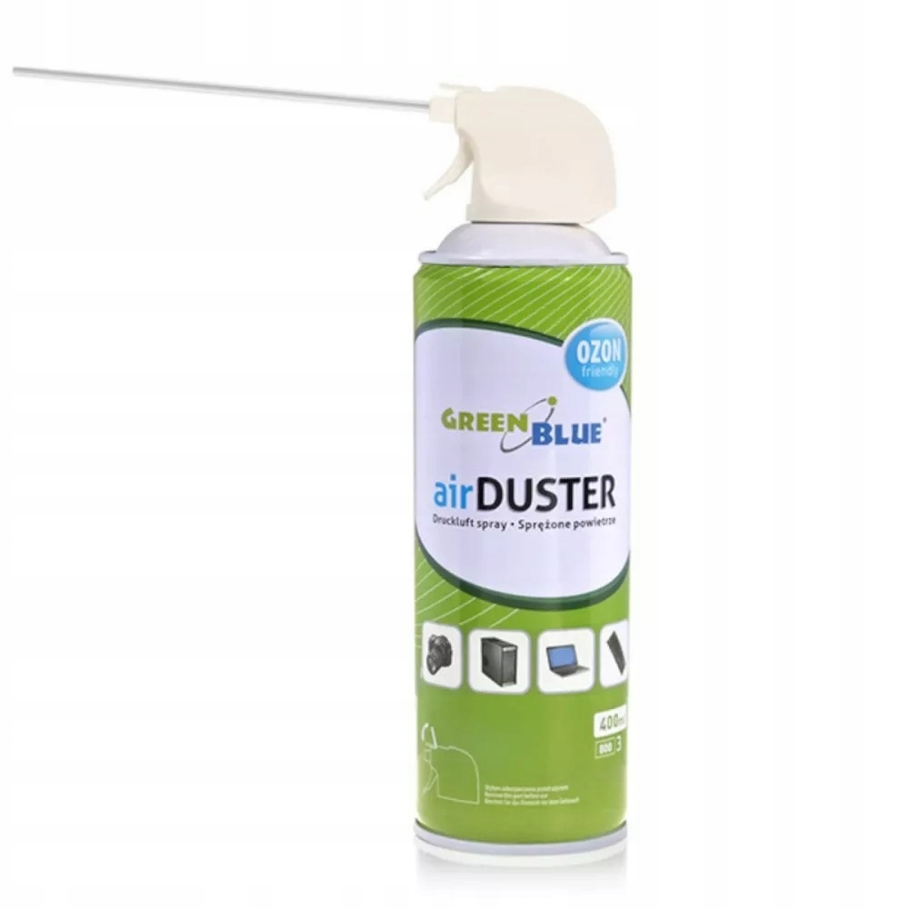 Sprężone powietrze do czyszczenia w puszce spray z rurką 400ml