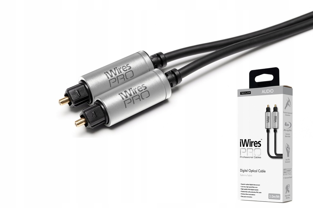 Techlink 711213 iWires Pro Optyczny 3m