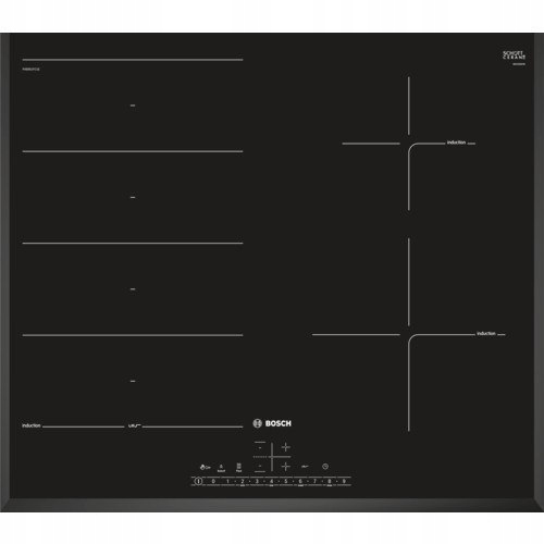 Bosch hob PXE651FC1E Induction, Number of burners/