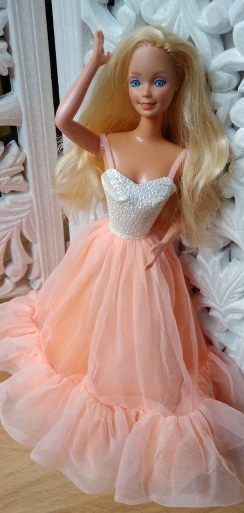 barbie peach and cream