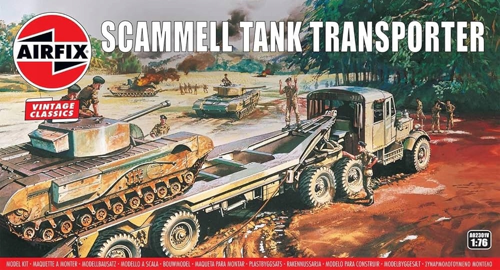 Airfix 02301V 1/76 Scammell Tank Transporter