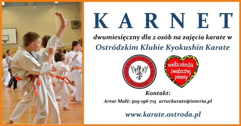 Ostróda - Karnet na Karate dla 2 osób (2 miesiące)