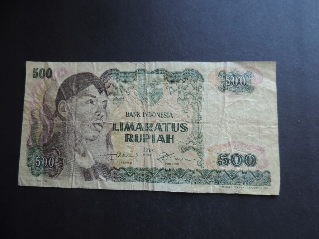 INDONEZJA 500 RUPIAH 1968