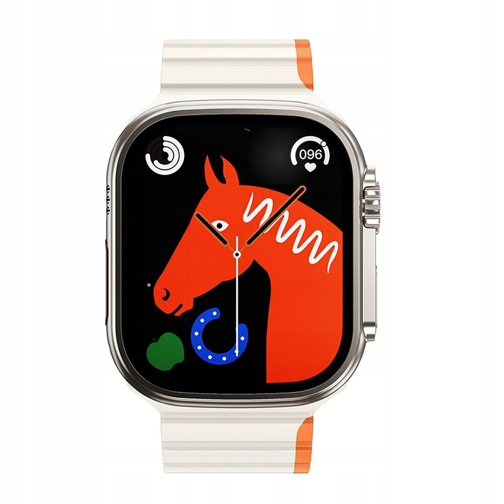 pasek do Apple Watch 38 / 40 / 41 mm AS102 gwiezdny z pomarańczowym