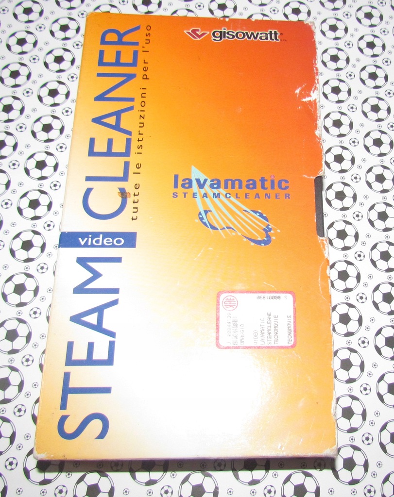 Kaseta czyszcząca GISOWATT steam cleaner VHS video
