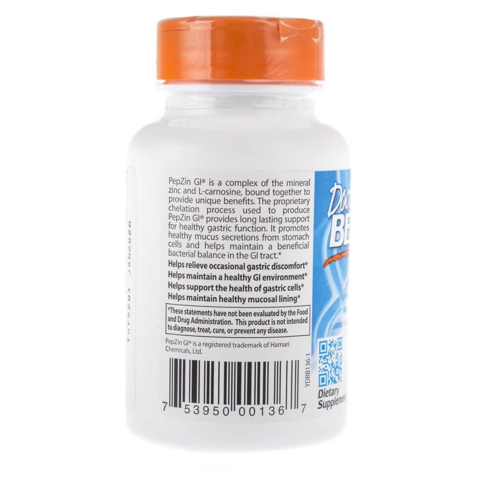Doctor's Best Zinc Carnosine Complex 120 kapsułek 7118602390