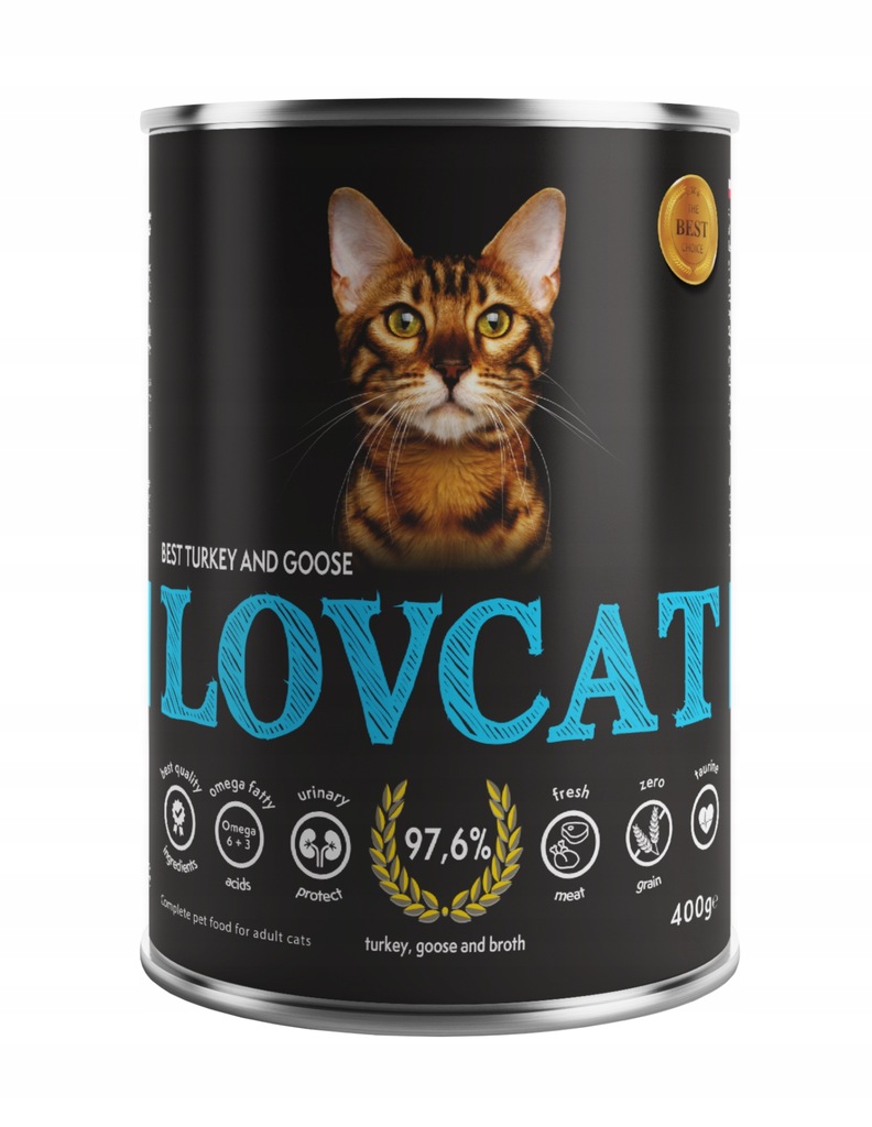 LOVCAT Best Turkey & Goose- indyk z gęsią 400