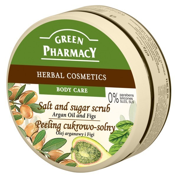 Green Pharmacy Peeling cukrowo solny Olej arganaow