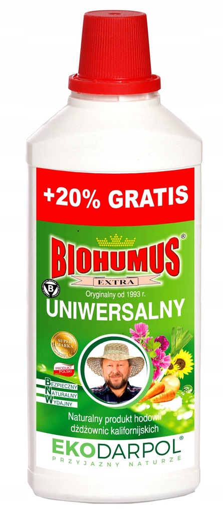 Biohumus Extra nawóz naturalny z dżdżownic 1,2L