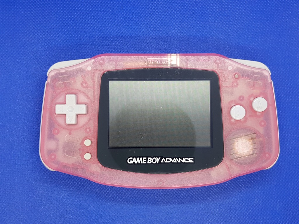 Game Boy Advance AGB-001 różowy Fuchsia + LightBoy