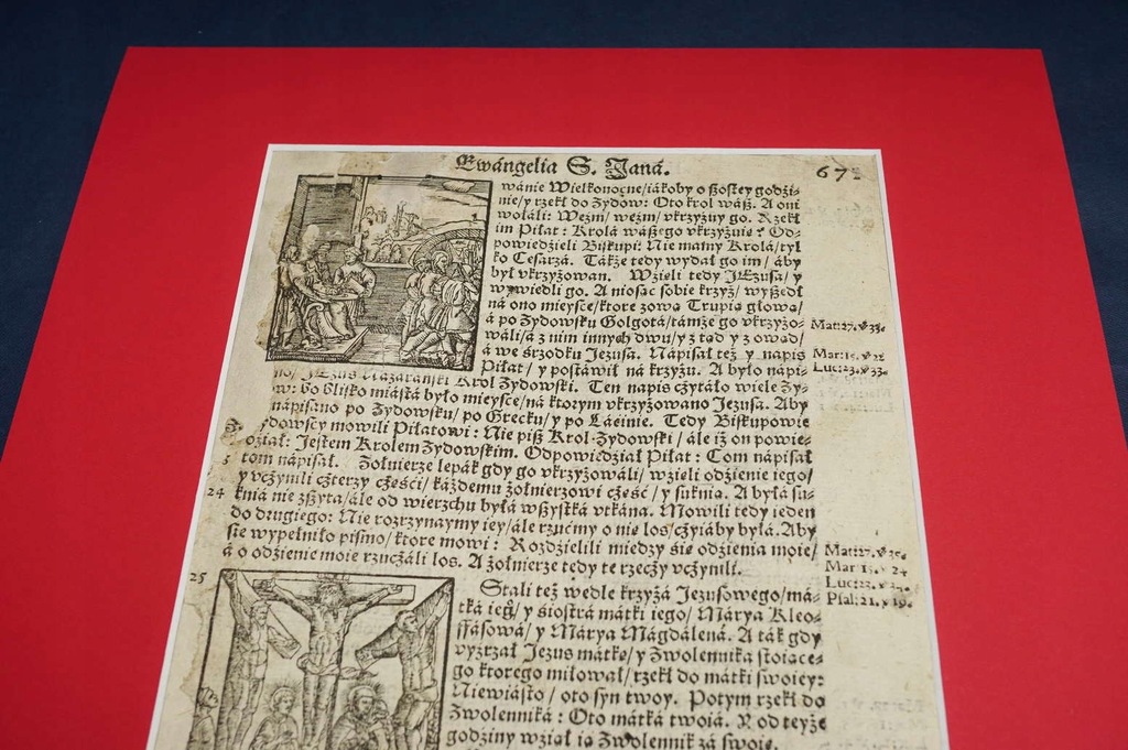 Biblia Leopolity 1577 Ew. św. Jana - Drzeworyty