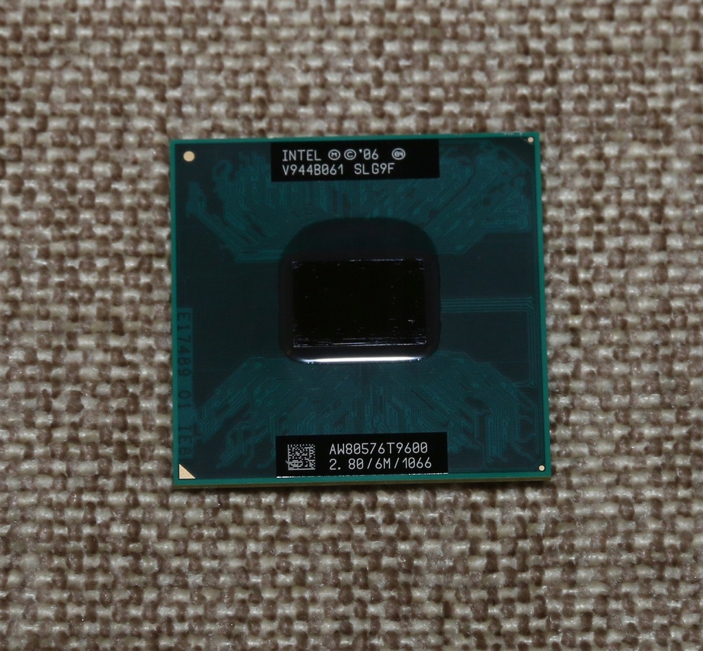 Procesor Intel T9600 2x2.8GHz 1066Mhz 6MB SLG9F