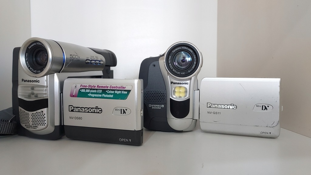 Zestaw dwóch Kamer Panasonic NV-DS60 / NV-GS11 stan nieznany
