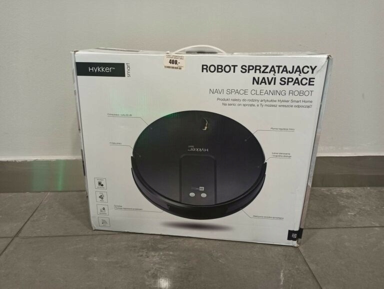 ROBOT SPRZĄTAJĄCY HYKKER W PUDEŁKU