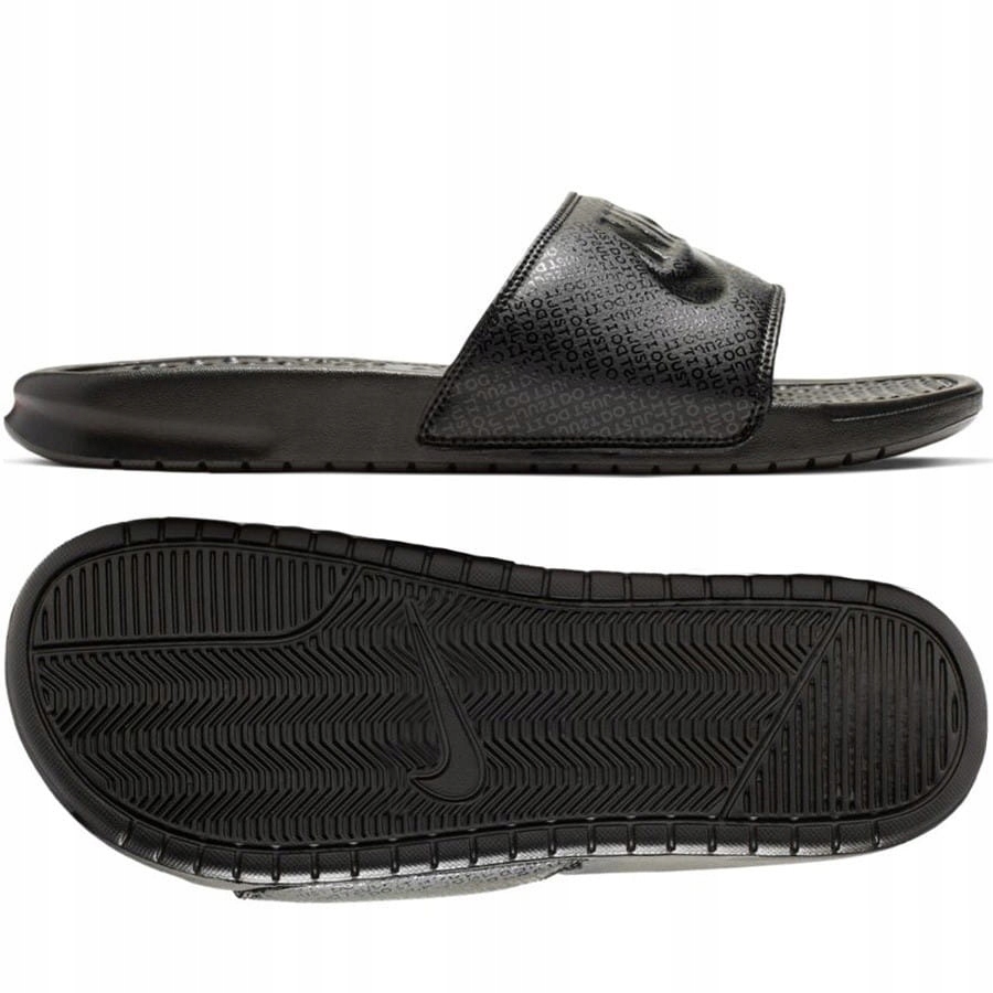 Klapki Nike Benassi JDI 343880 001 - CZARNY; 38,5