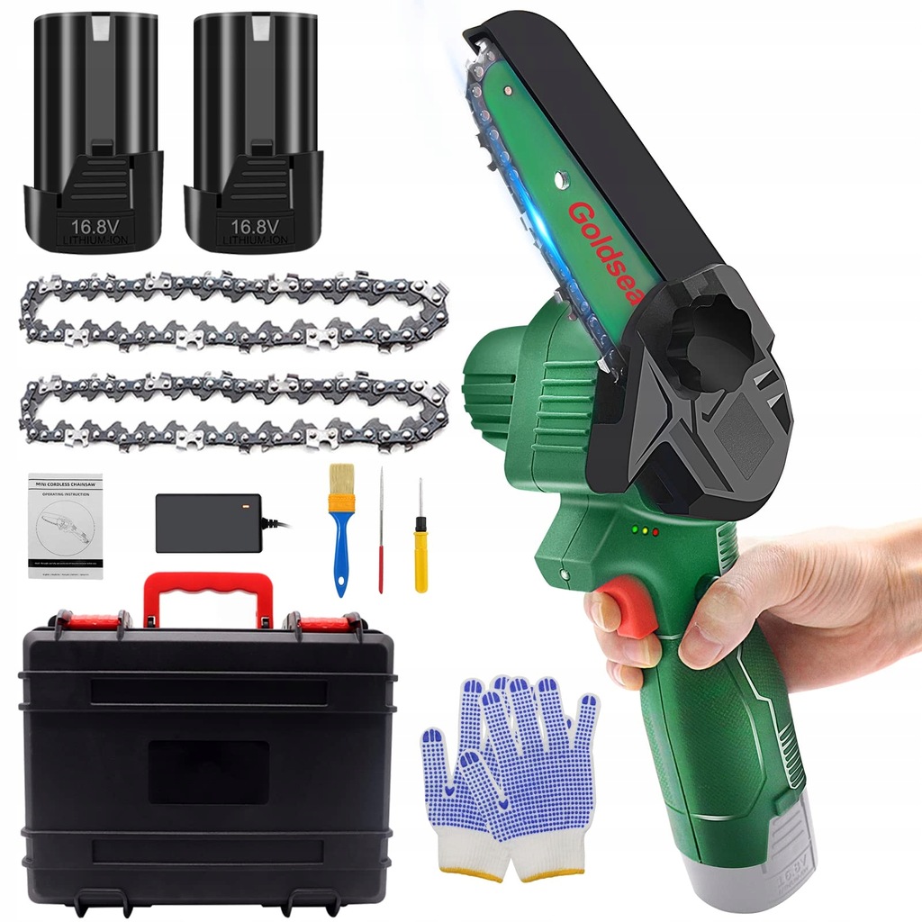 Mini piła łańcuchowa z akumulatorem - 12767164377 - oficjalne archiwum ...