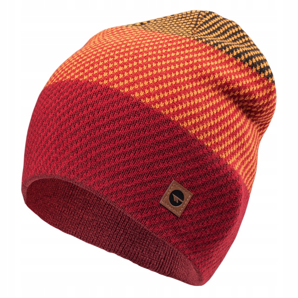 CZAPKA MĘSKA ZIMOWA HI-TEC CIEPŁA BEANIE ROLO oe