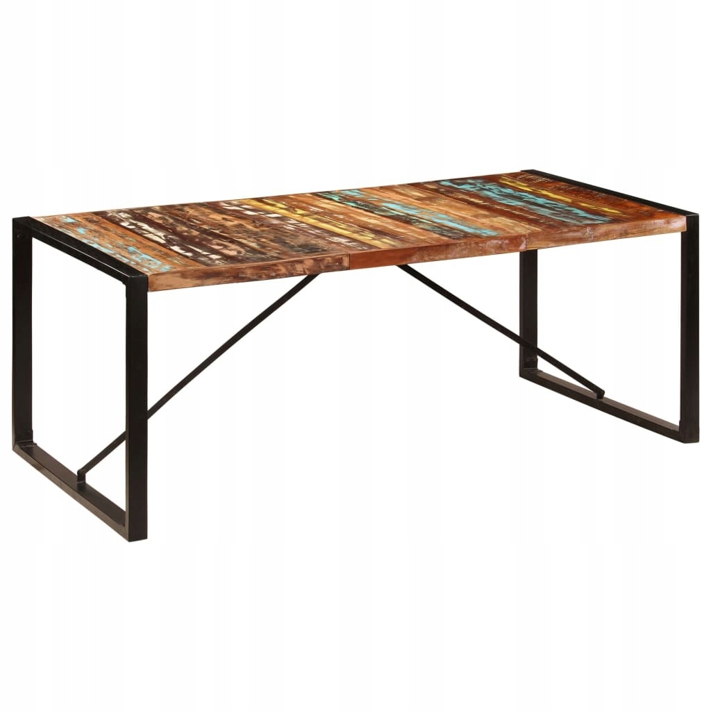 Stół jadalniany, 200x100x75 cm, lite drewno z odz