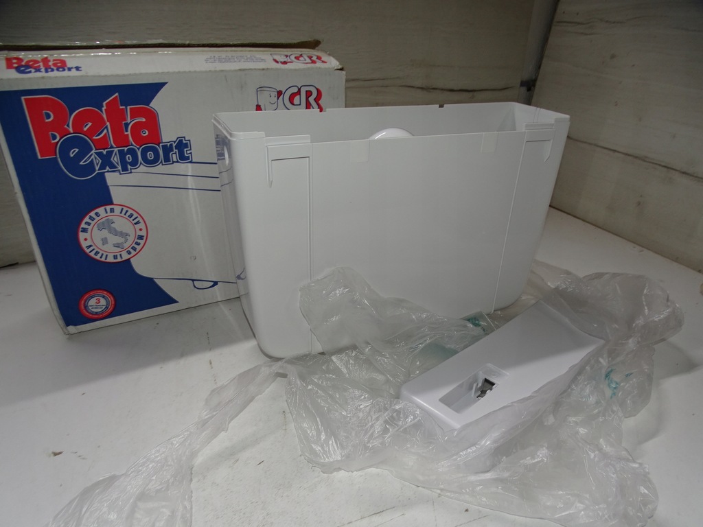 DOLNOPŁUK spłuczka KLAWISZ wc + RURA SPUSTOWA