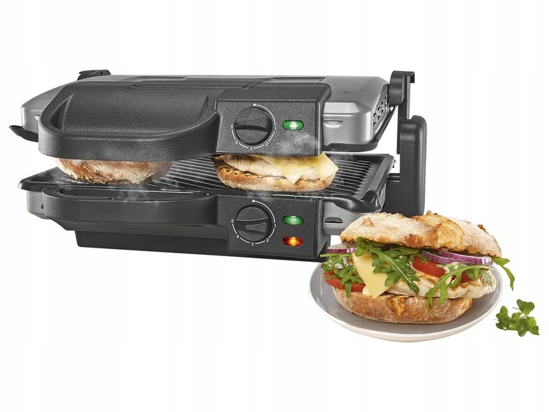 SILVERCREST grill kontaktowy 3 w 1 SKG 1700 B3 8525946003 oficjalne