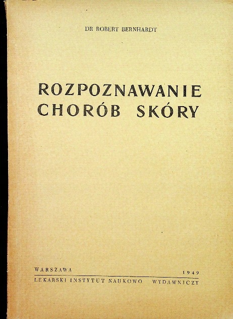 Rozpoznawanie chorób skóry 1949 r.