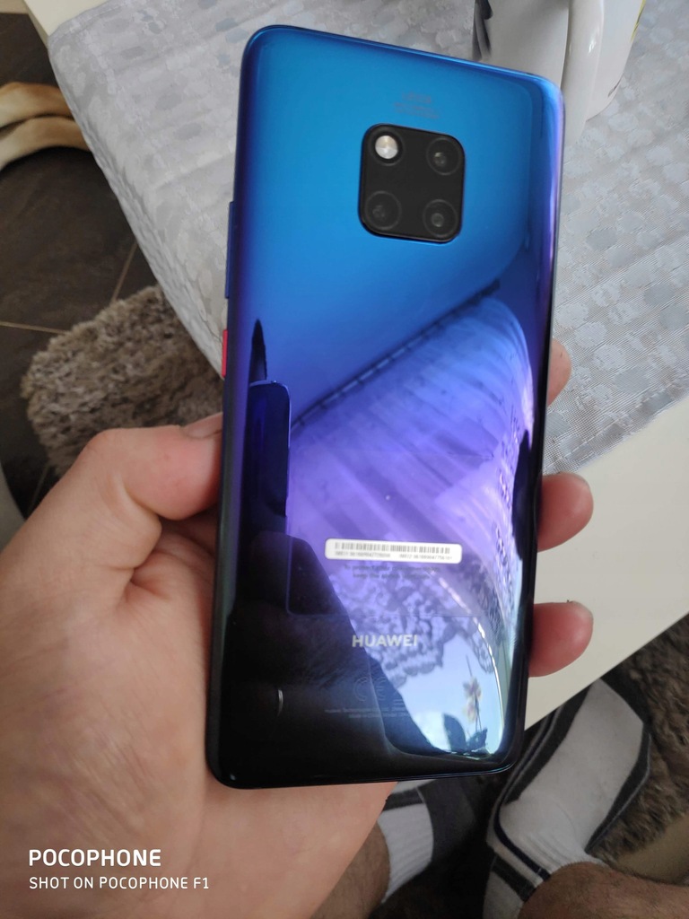 Huawei mate 20 pro twilight jak nowy ekran boe fak