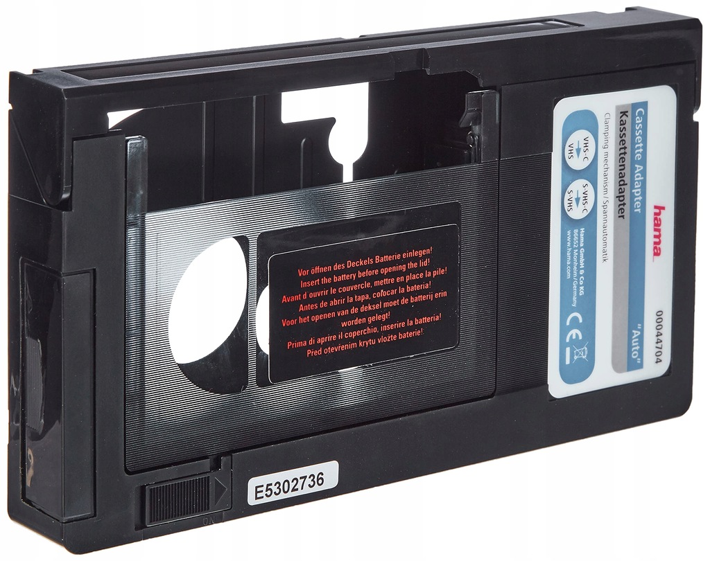Купить HAMA 44704 Видеокассетный адаптер VHS-C: отзывы, фото, характеристики в интерне-магазине Aredi.ru