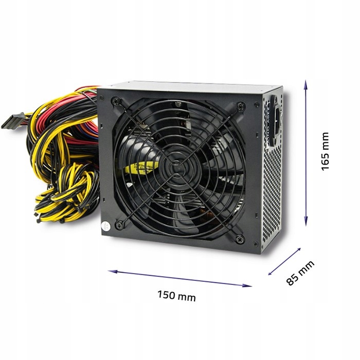 Купить Блок питания Qoltec ATX 1000W 80+Gold GamingMiner ver2: отзывы, фото, характеристики в интерне-магазине Aredi.ru