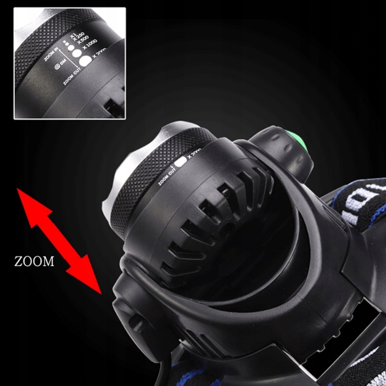 Купить Светодиодный налобный фонарь ZOOM T6 Налобный фонарь: отзывы, фото, характеристики в интерне-магазине Aredi.ru