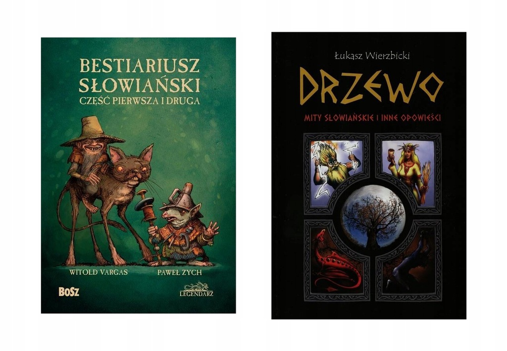 Zestaw Bestiariusz 1 i 2+ Drzewo Mity Słowiańskie