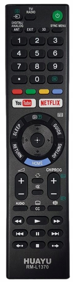 Uniwersalny pilot do tv Sony RM-L1370 SMART Netflix