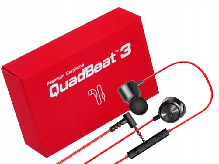 UNIWERSALNE SŁUCHAWKI DOUSZNE LG QUADBEAT 3 3,5mm