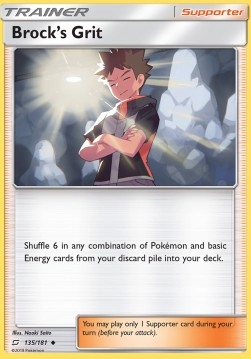 POKEMON - Brock's Grit (TEU) 135/181