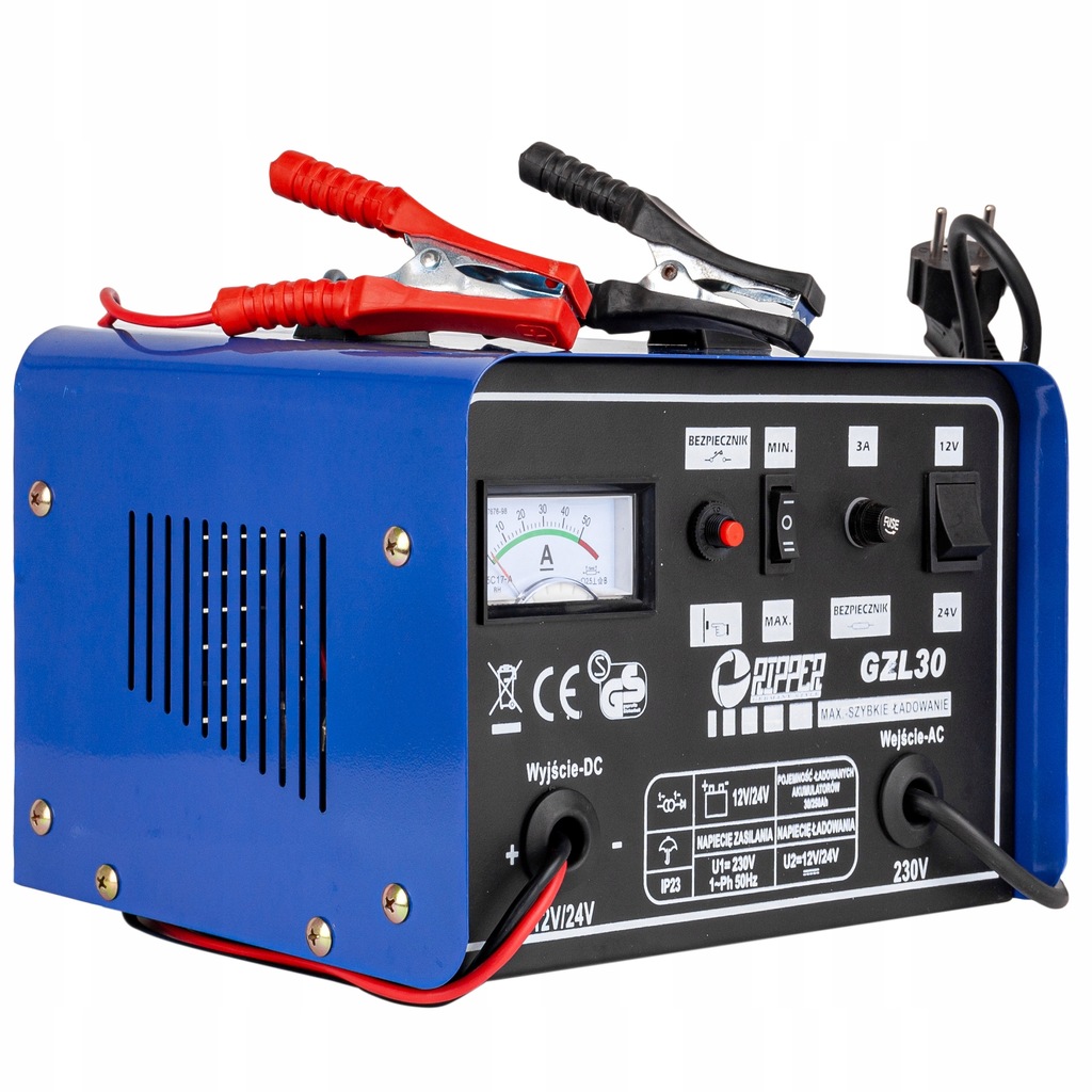 PROSTOWNIK Z FUNKCJĄ SZYBKIEGO ŁADOWANIA 30-250 Ah