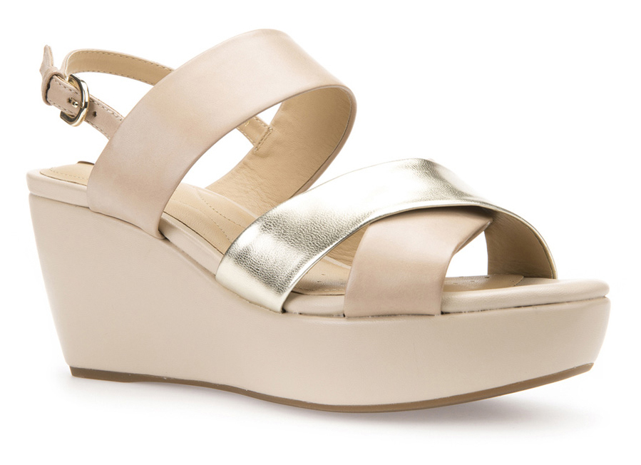 GEOX THELMA taupe gold r.37 -30% SALE
