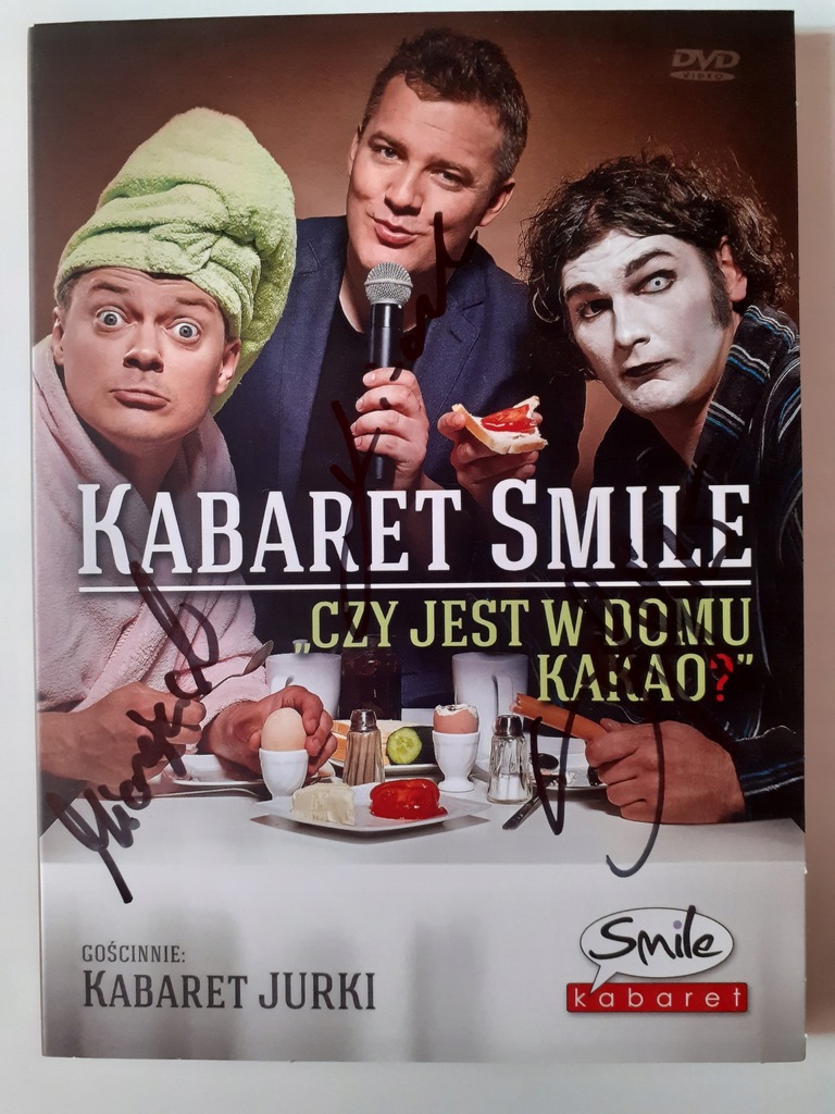 Kabaret SMILE Czy jest w domu kakao? z autografami