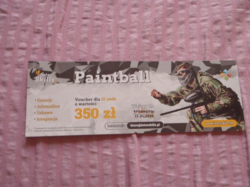 voucher na paintball