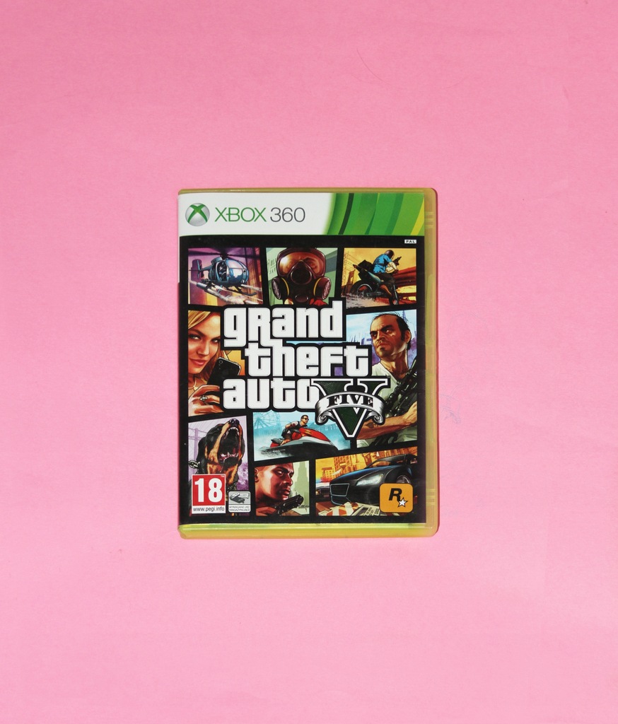 Grand Theft Auto V PL (GTA 5) (X360 Xbox 360) 12460093342 oficjalne archiwum Allegro