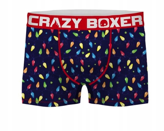 Crazy Boxer Bokserki Męskie Wielokolorowe L