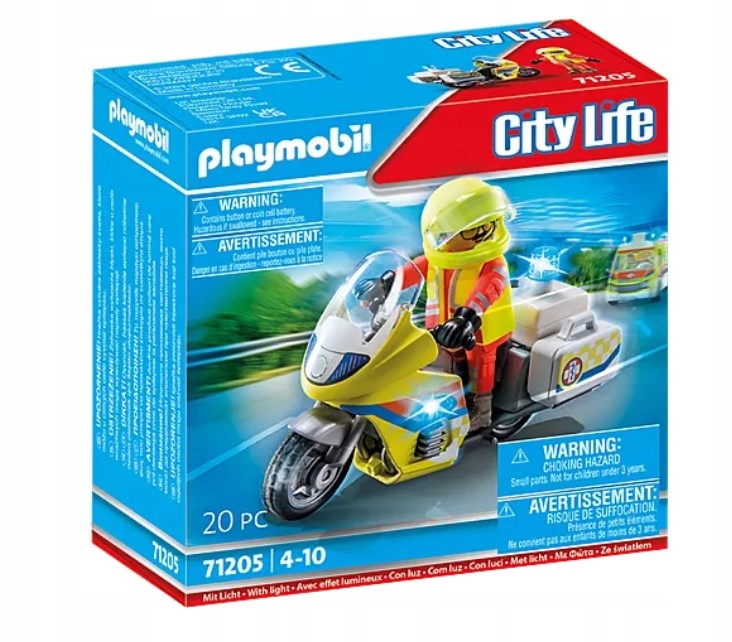 PLAYMOBIL 71205 Motor ratunkowy ze światłem