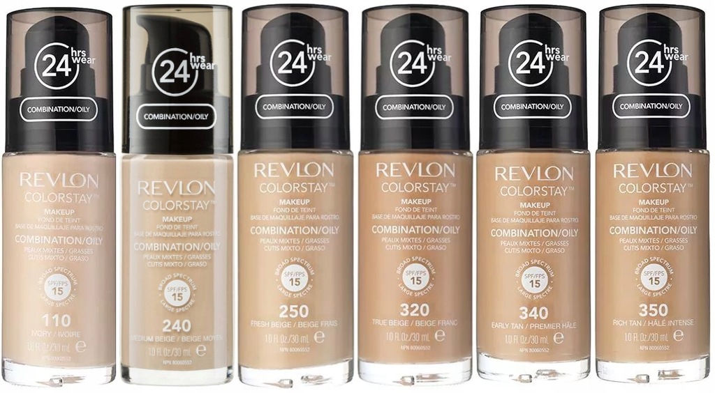 REVLON COLORSTAY tłusta/mieszana wszystkie kolory - 7549522284 ...